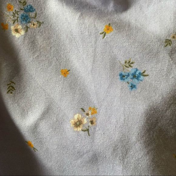 Forever 21 • Purple Floral Lace Trimmed Racerback Crop - Picture 9 of 11